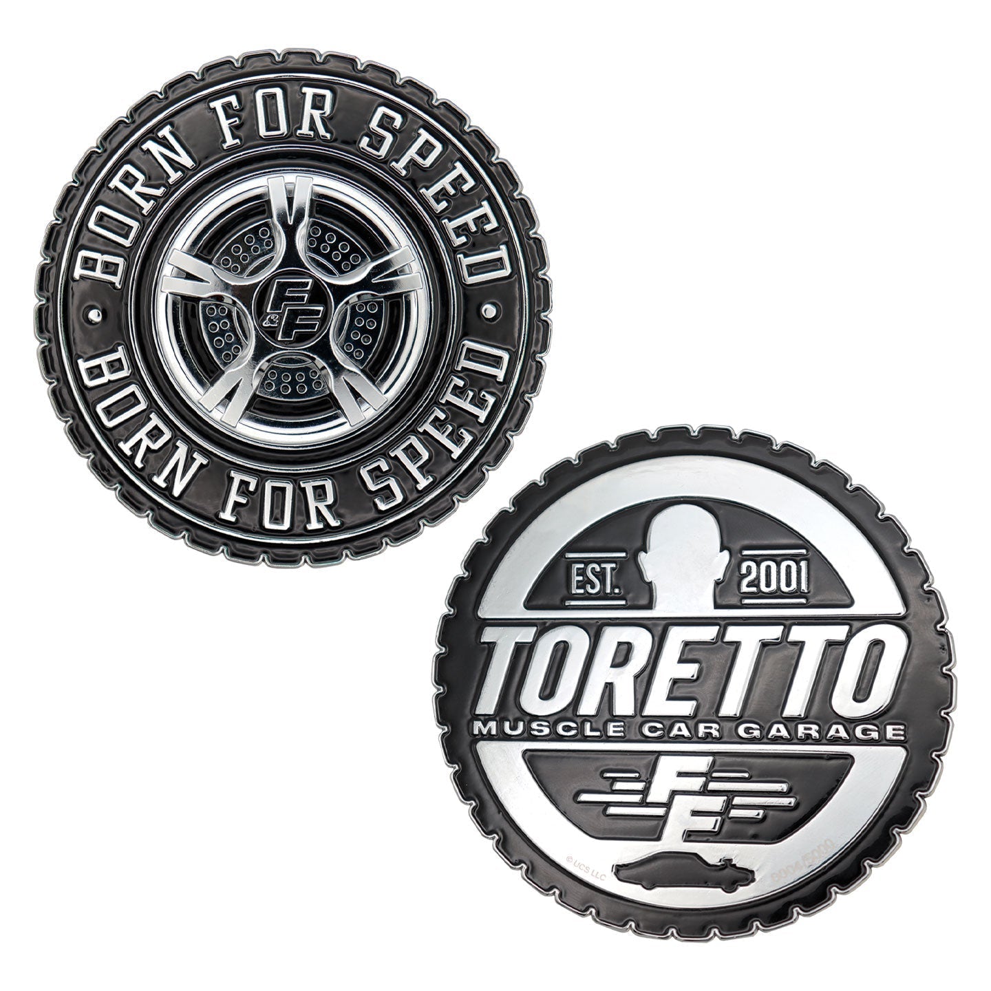 Médaillon collector Fast & Furious - ‘Born for Speed’