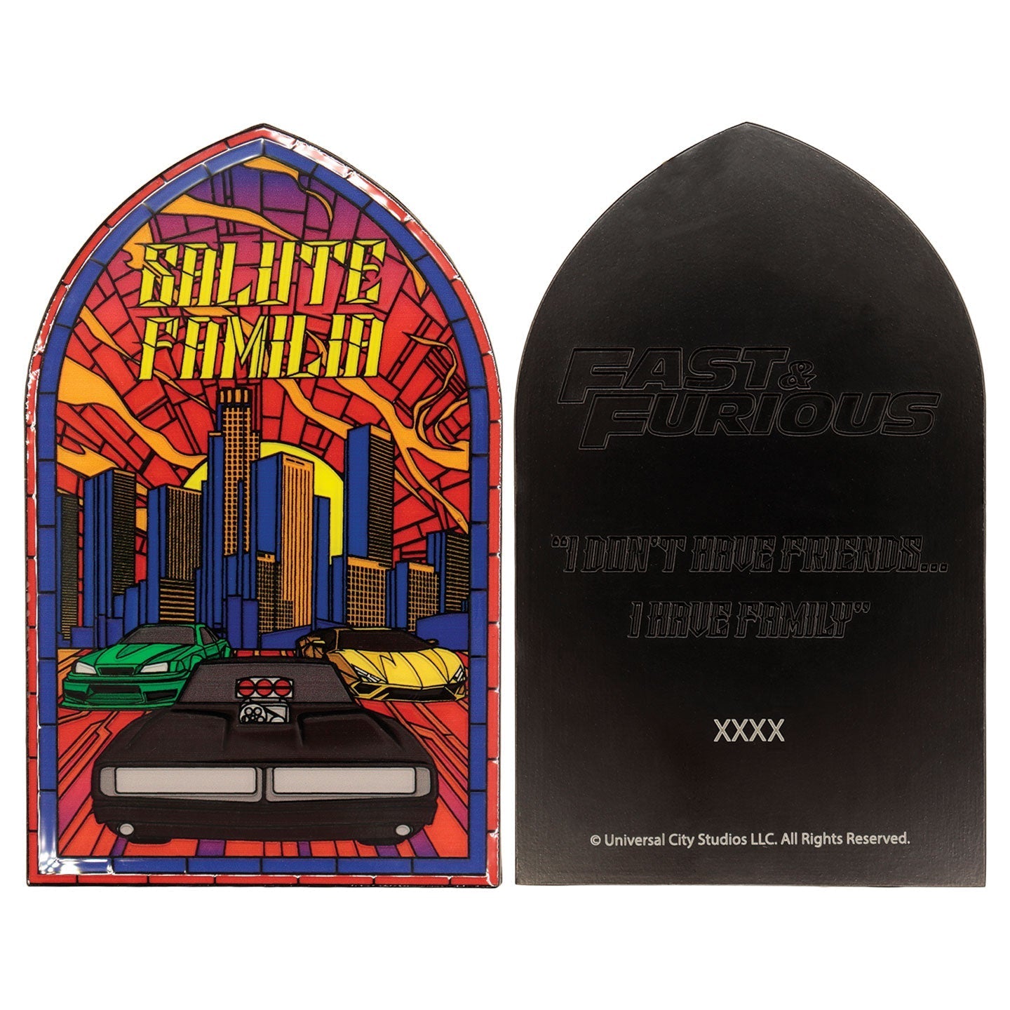 Lingot collector Fast & Furious - Stained Glass Style Metal
