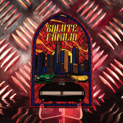 Lingot collector Fast & Furious - Stained Glass Style Metal
