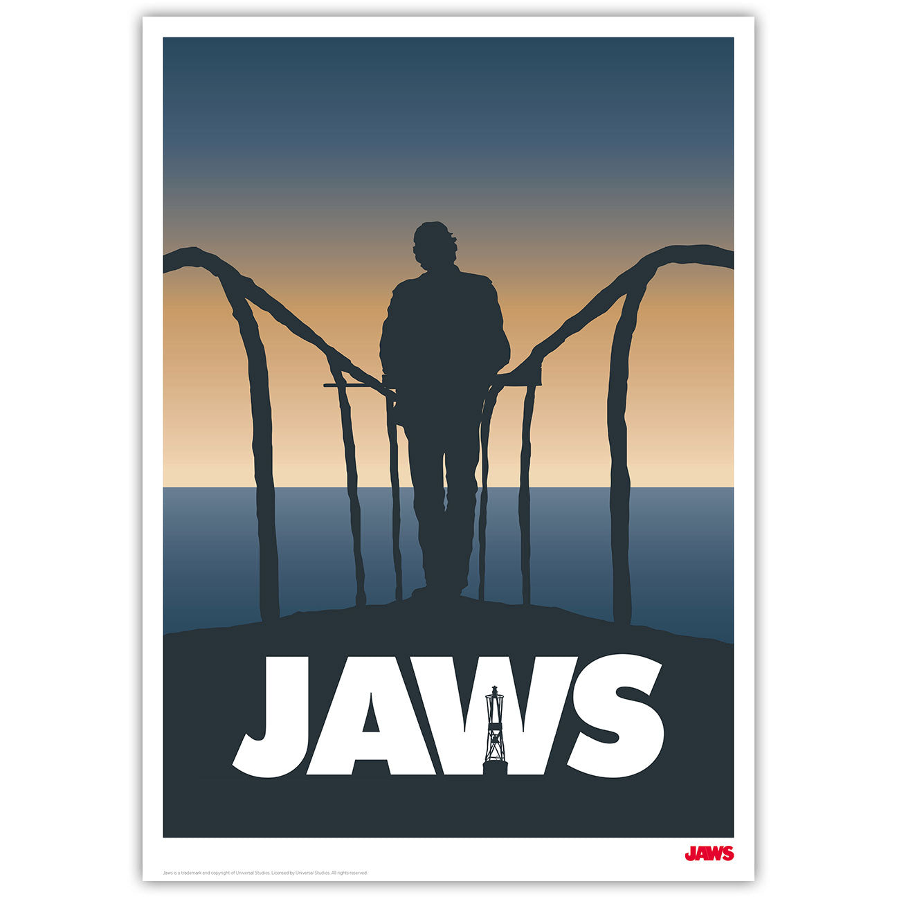 Affiche collector Les Dents de la Mer
