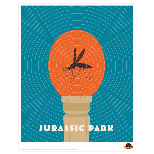 Affiche collector Jurassic Park
