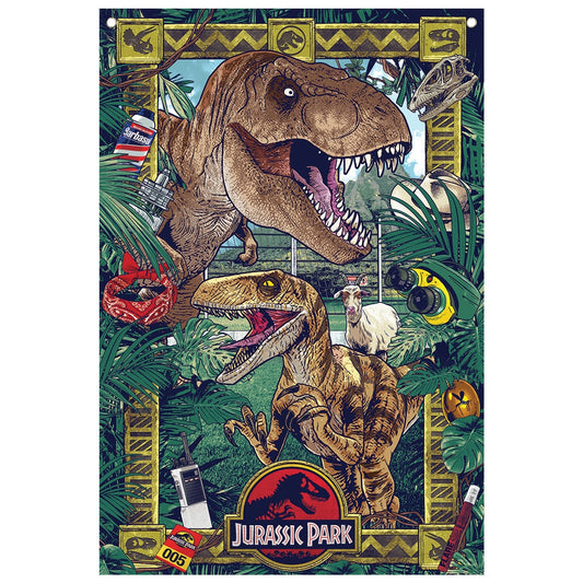 Bannière murale Jurassic Park