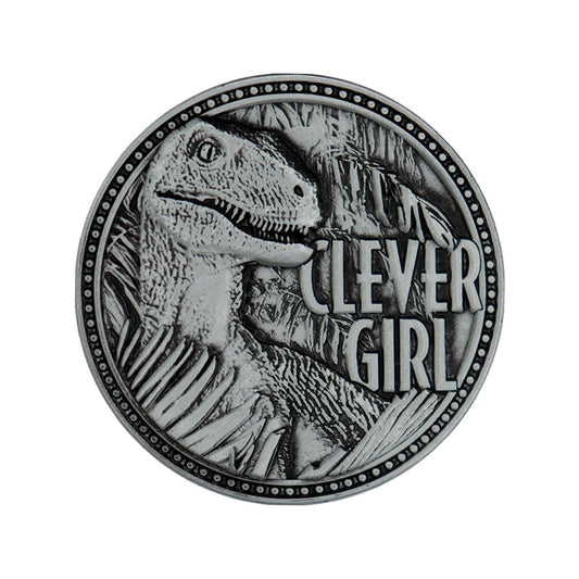 Pièce collector Jurassic Park - Clever Girl Raptor