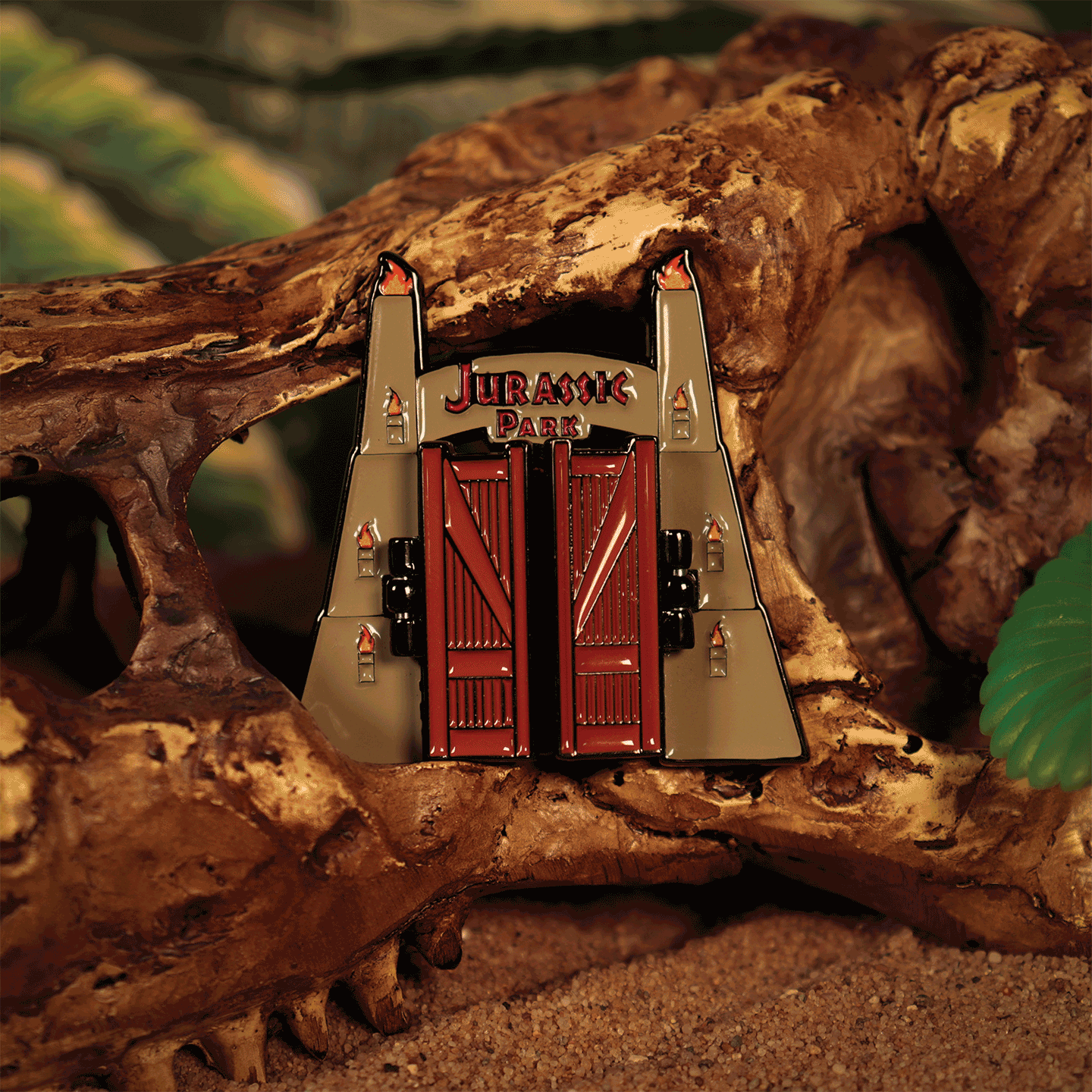 Pin's Jurassic Park - Gates Hinged