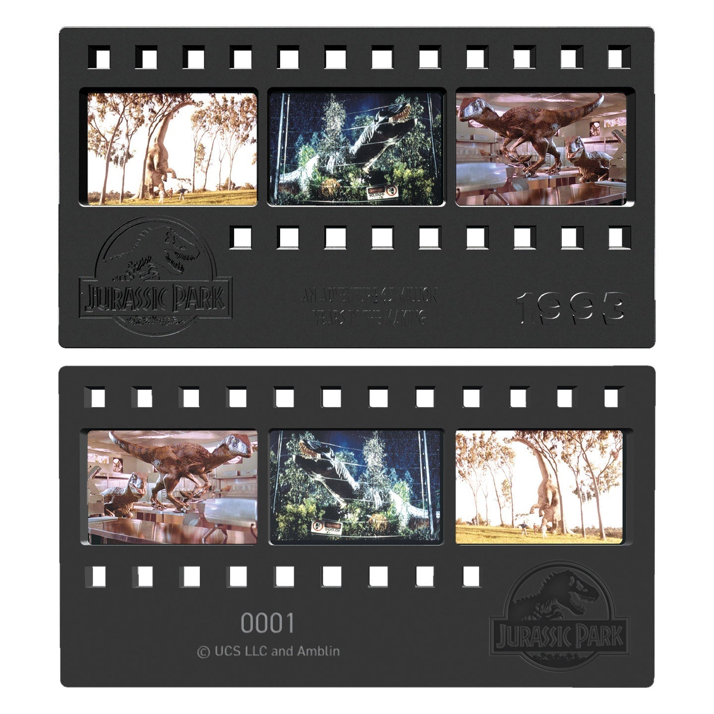 Film strip collector Jurassic Park - Metal