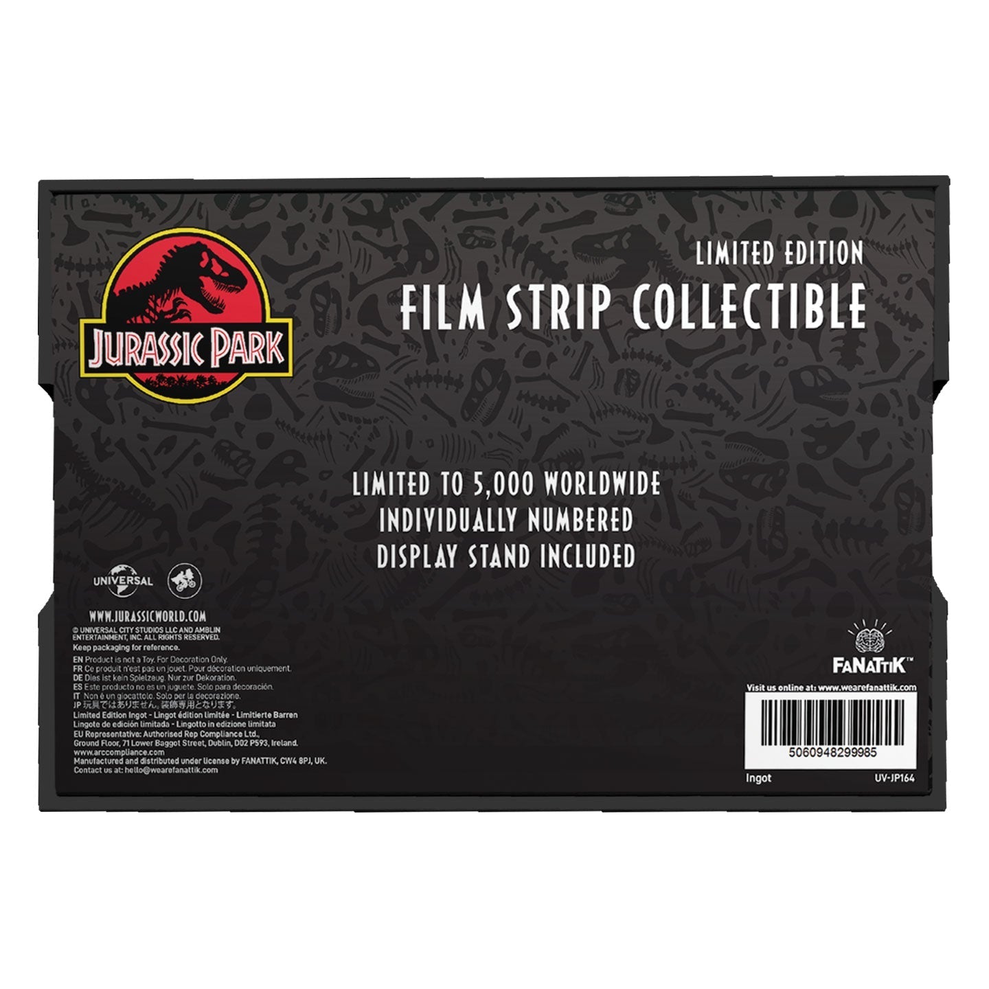 Film strip collector Jurassic Park - Metal
