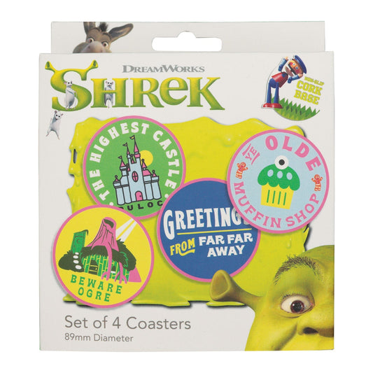 Sous-verres Shrek - 4 Metal