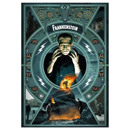 Affiche collector Universal Monsters - Frankenstein