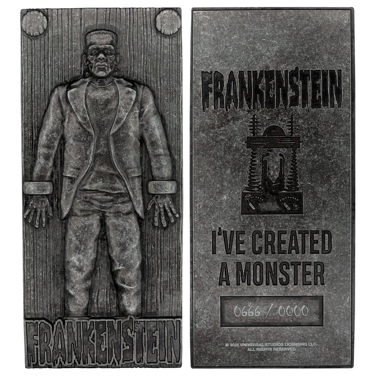 Lingot collector Universal Monsters - Frankenstein’s Monster