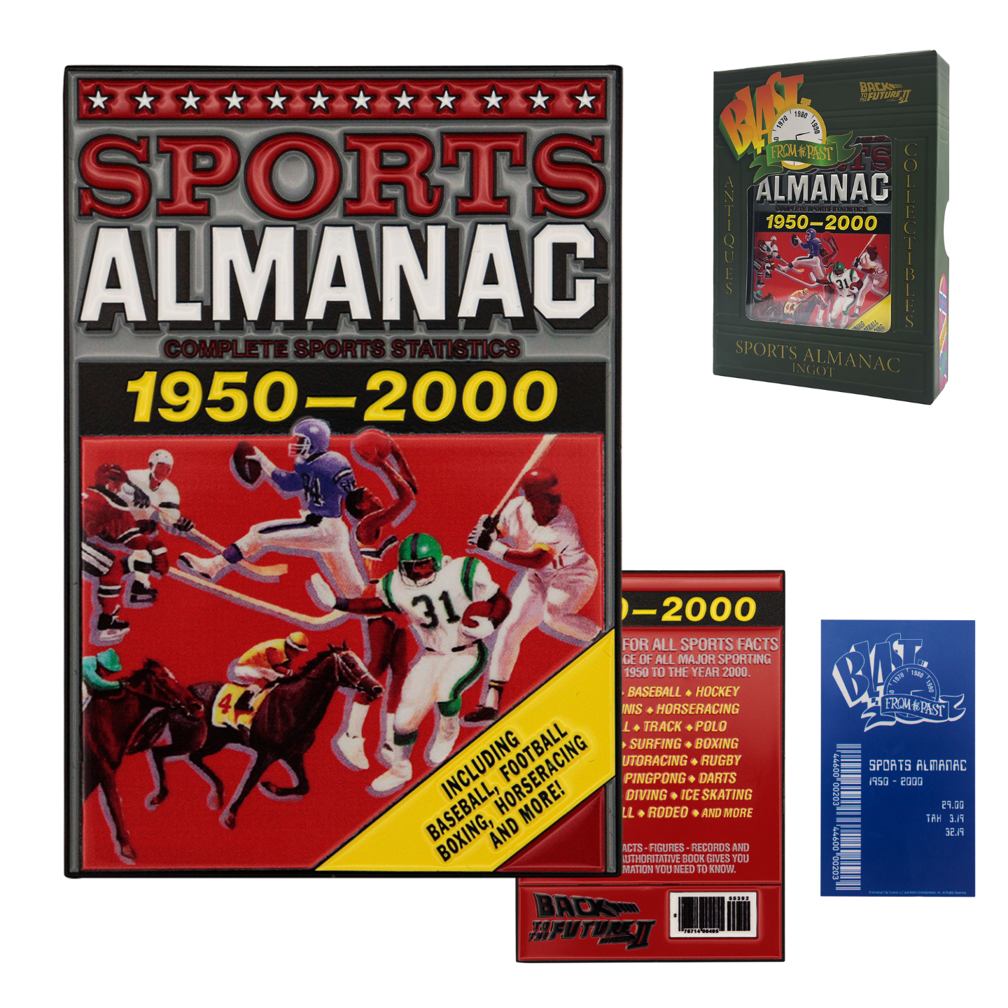 Lingot collector Retour vers le Futur - Sports Almanac
