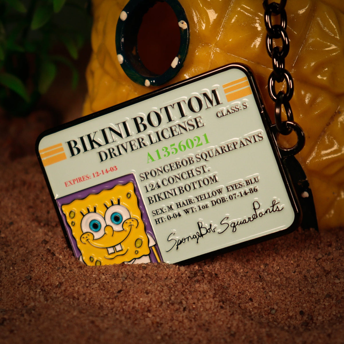 Porte-clés Bob l'éponge - Driver License