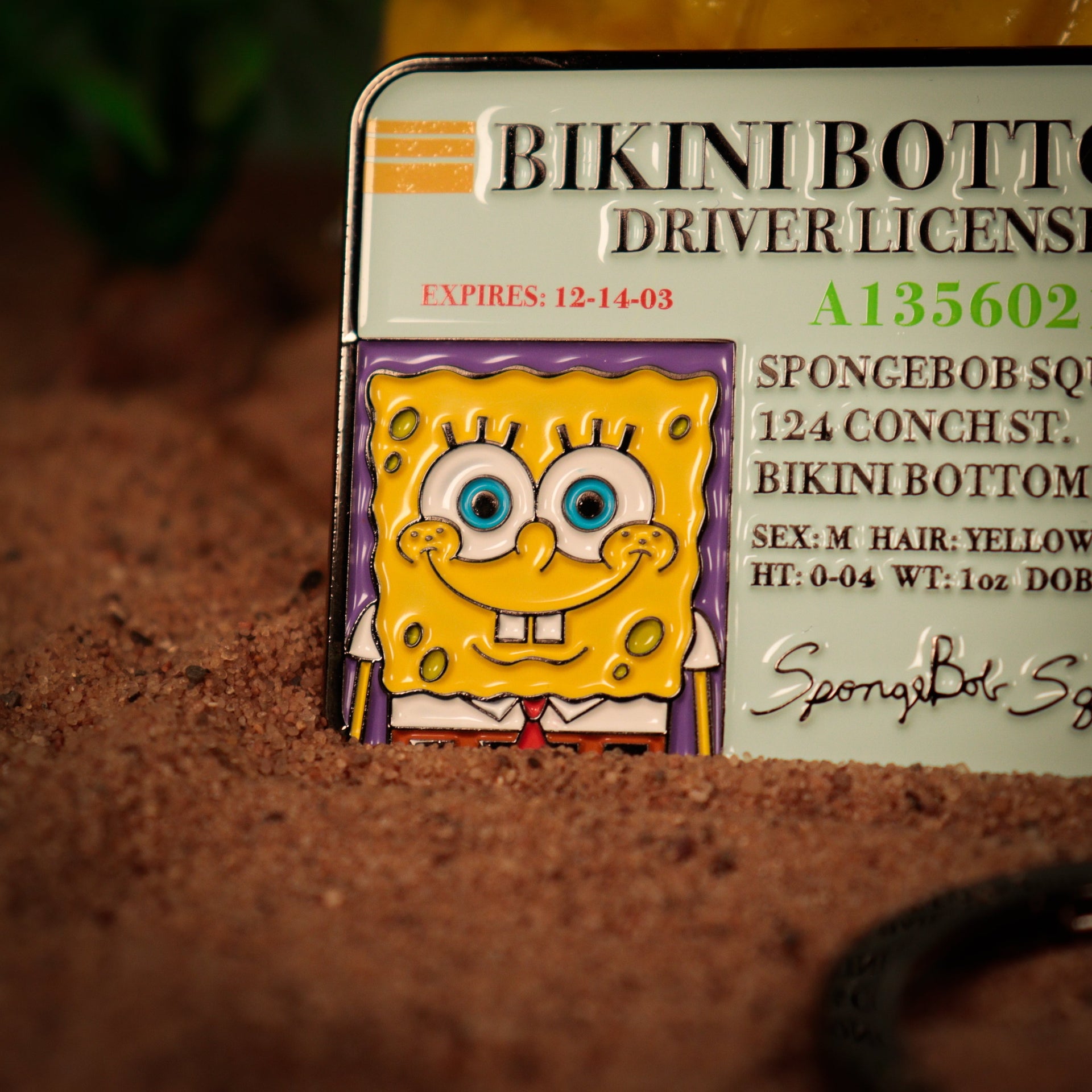 Porte-clés Bob l'éponge - Driver License
