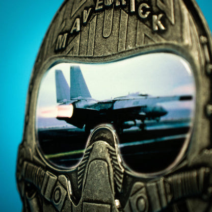 Médaillon collector Top Gun - Helmet
