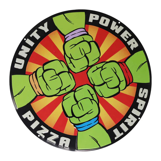 Ninja Turtle Metal Plate - Pizza Power
