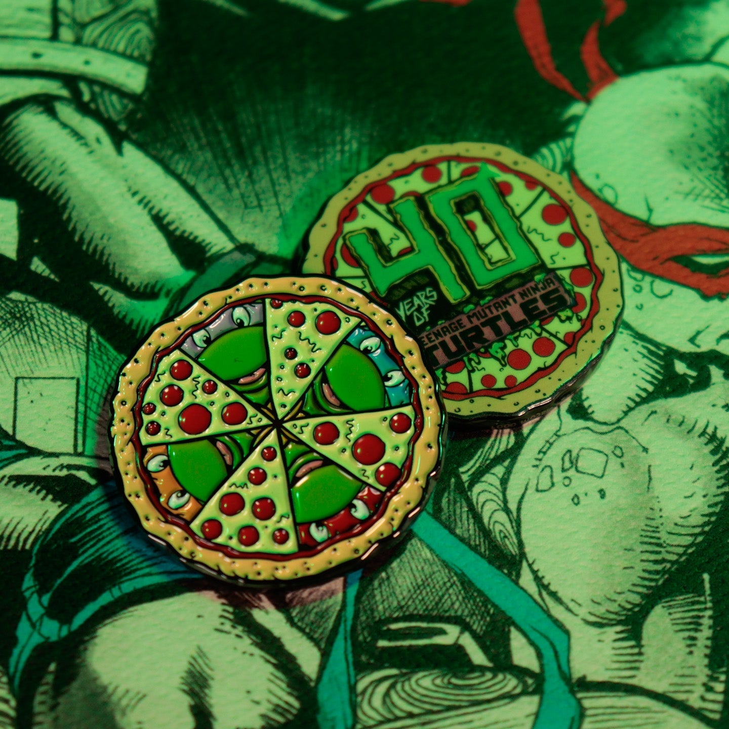 Sammlermünze Ninja Turtles - Pizza (Limitierte Auflage) 