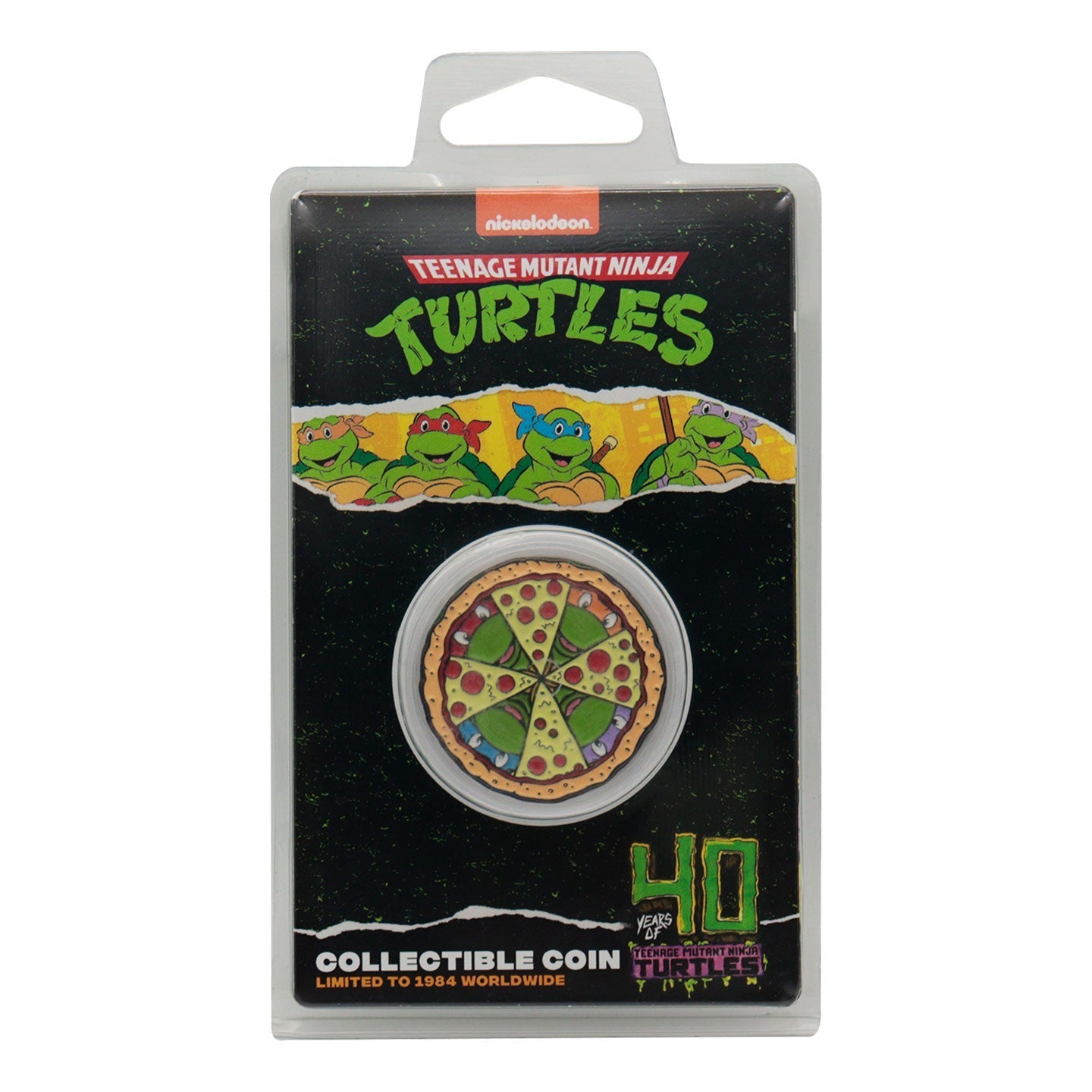 Sammlermünze Ninja Turtles - Pizza (Limitierte Auflage) 