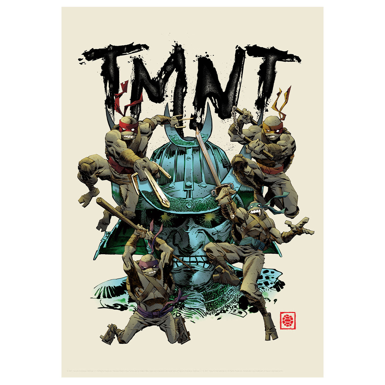 Affiche collector Les Tortues Ninja