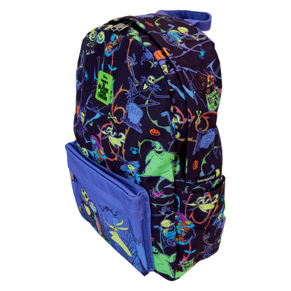 Sac à dos L'Étrange Noël de Monsieur Jack - Neon Glow All-Over Print Nylon