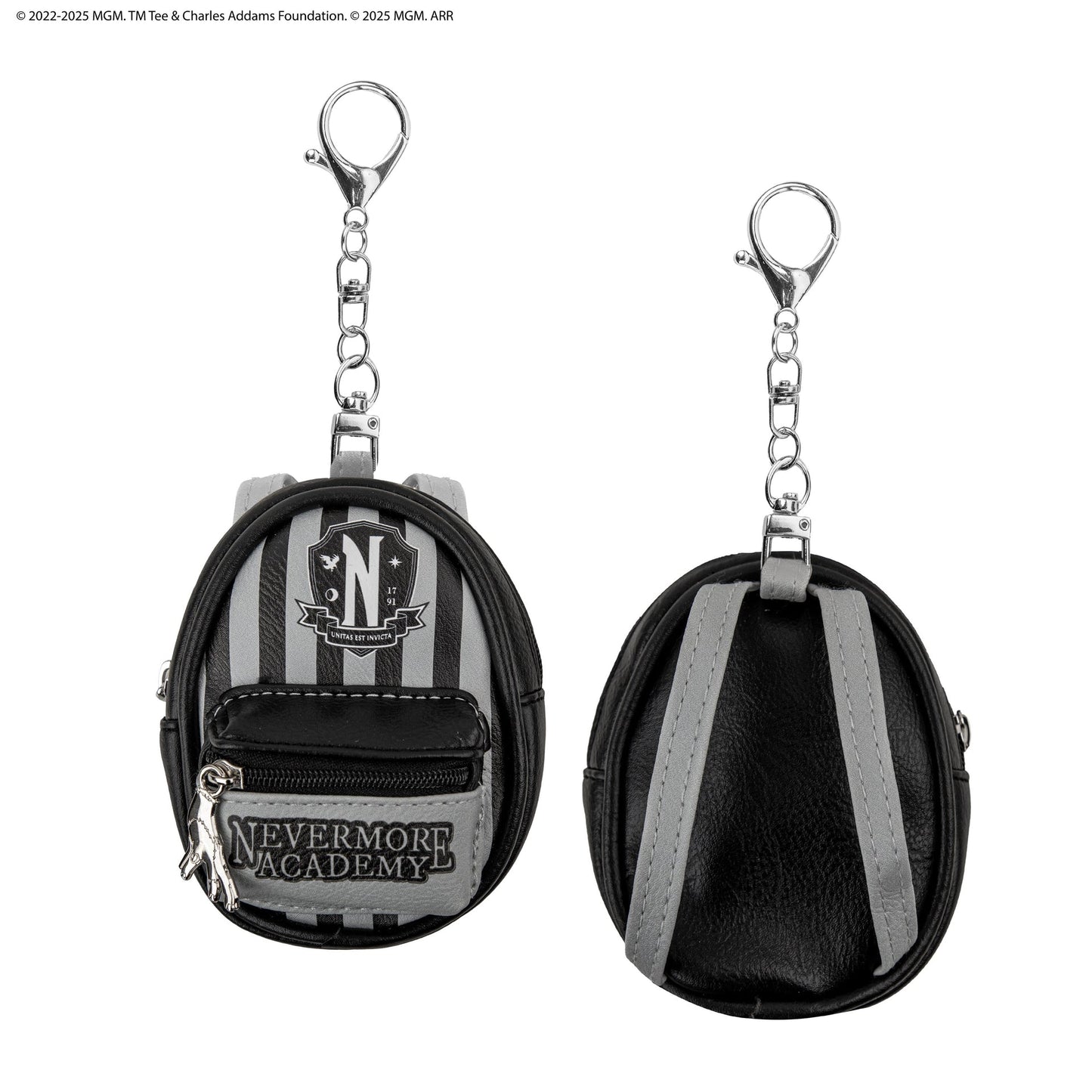 Porte-clés Pochette Noir Académie Nevermore