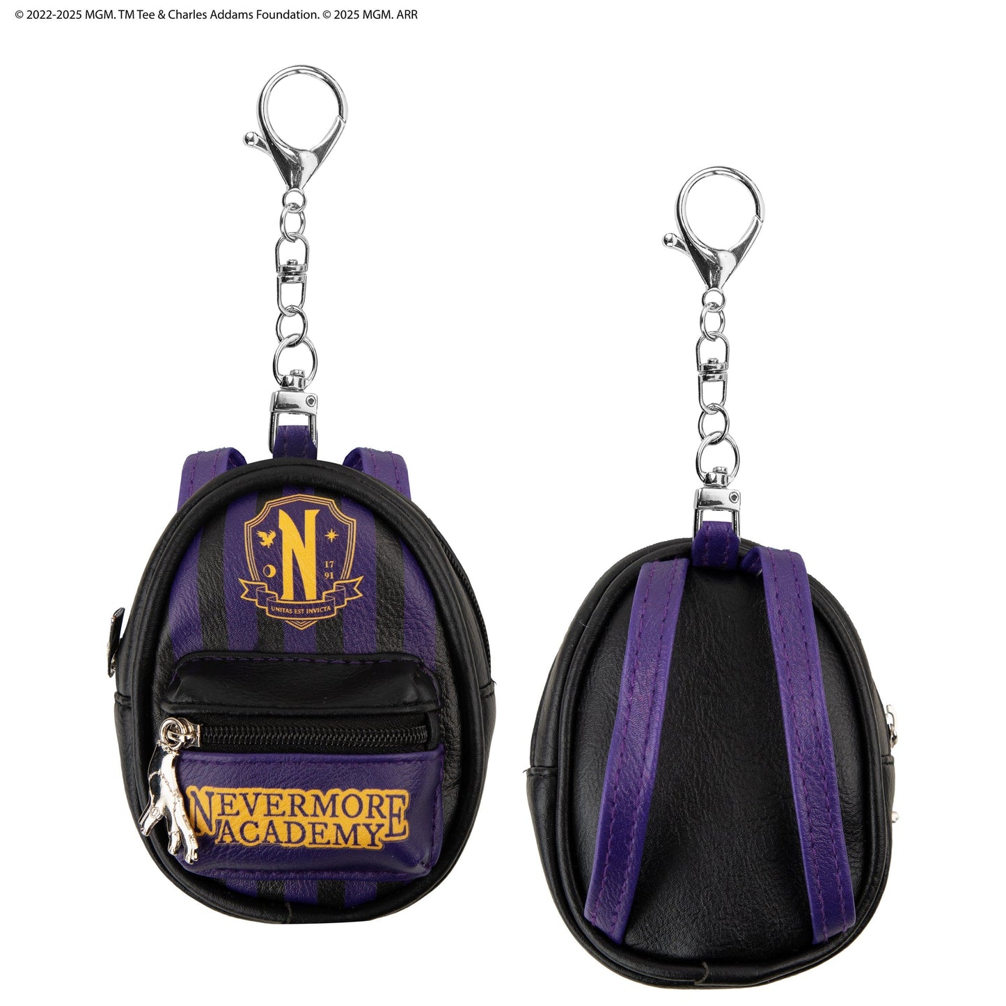 Porte-clés Pochette Violet Académie Nevermore