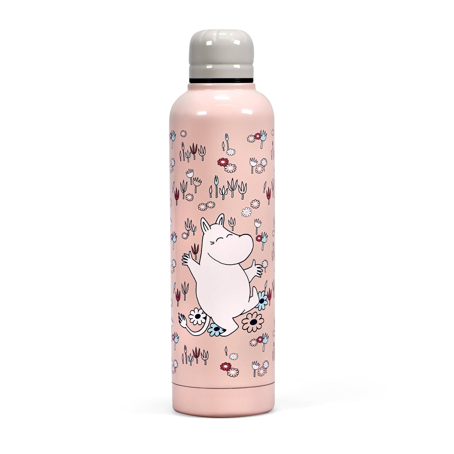 Moomin Metal Water Bottle - Pink 500 ml