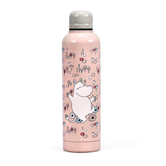 Moomin Metal Water Bottle - Pink 500 ml