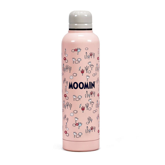 Moomin Metal Water Bottle - Pink 500 ml