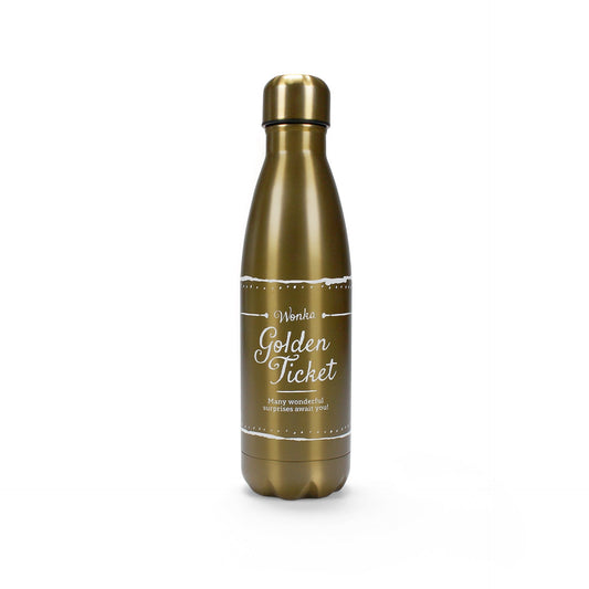 Roald Dahl - Charlie Golden Ticket Metal Water Bottle 500 ml