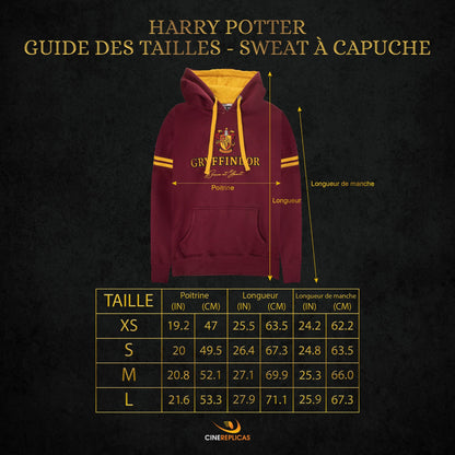 Sweat à capuche Gryffondor