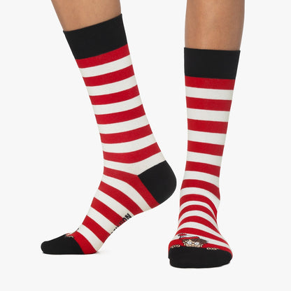 Chaussettes Charlie Peek-A-Boo - Rayures