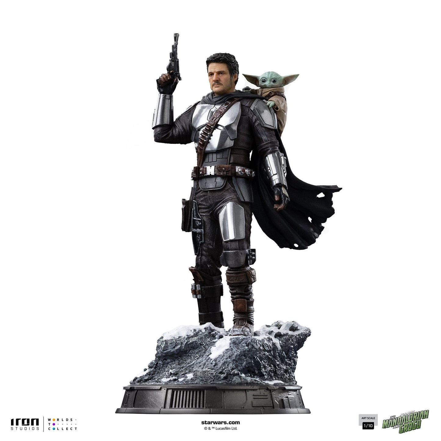Statue Mandalorian and Grogu - The Mandalorian and Grogu Movie - Art Scale 1/10 - The Mandalorian & Grogu