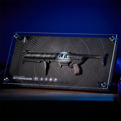 Plaque Réplique Destiny Exotic Armory Collection "Witherhoard"