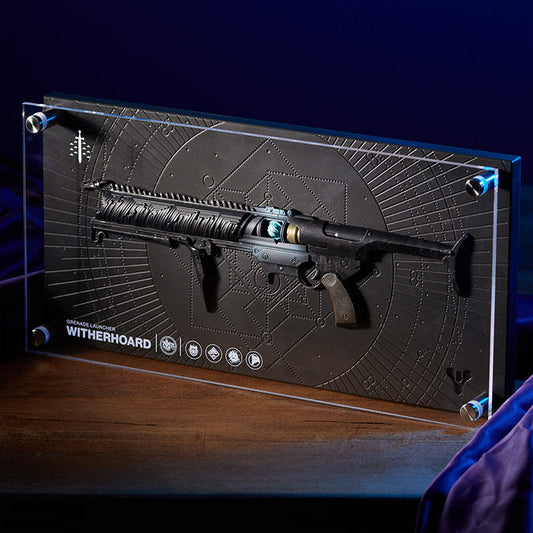 Plaque Réplique Destiny Exotic Armory Collection "Witherhoard"