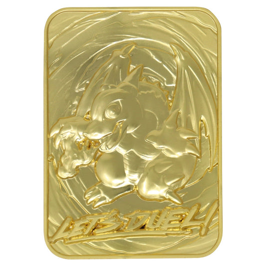 Carte métal collector Yu-Gi-Oh! - 24K Gold Plated Baby Dragon
