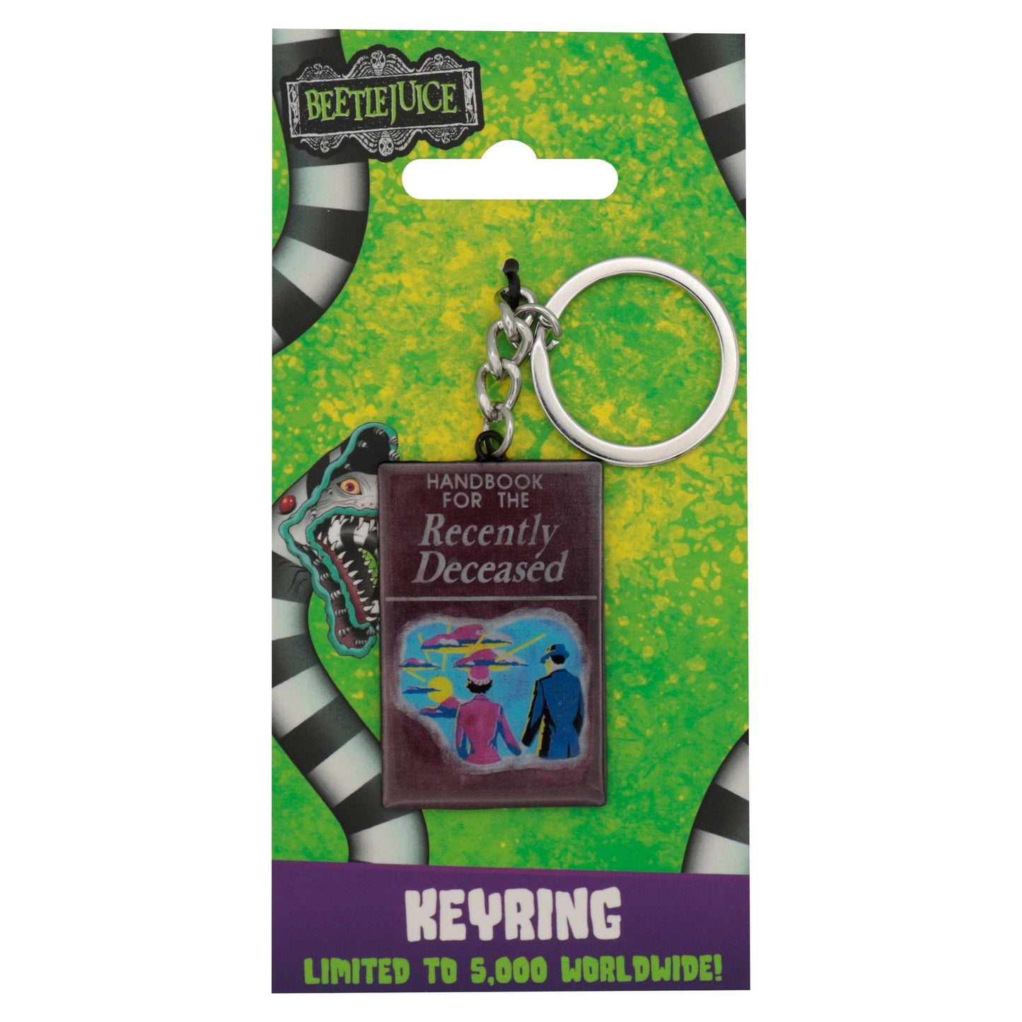 Porte-clés Beetlejuice - Handbook of the Recently Deceased - vue produit 2