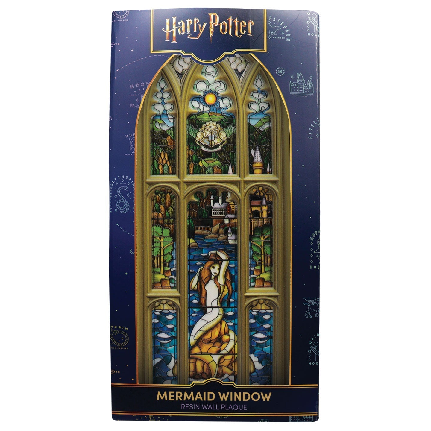 Plaque résine Harry Potter - Mermaid Stained Glass Window