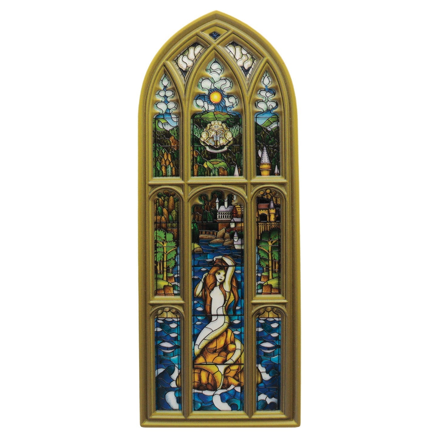 Plaque résine Harry Potter - Mermaid Stained Glass Window