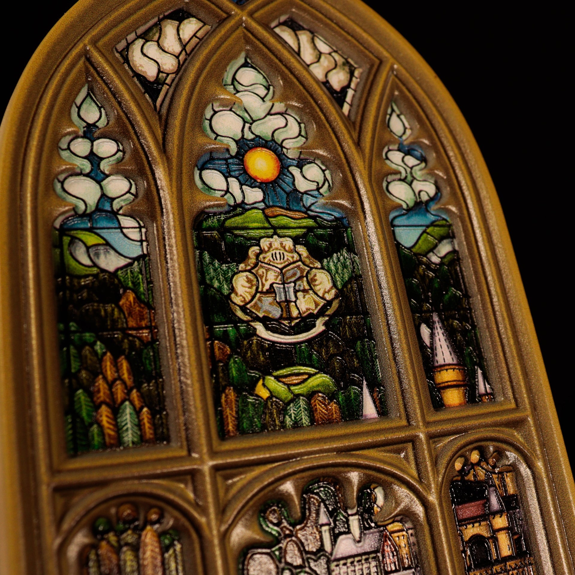 Plaque résine Harry Potter - Mermaid Stained Glass Window