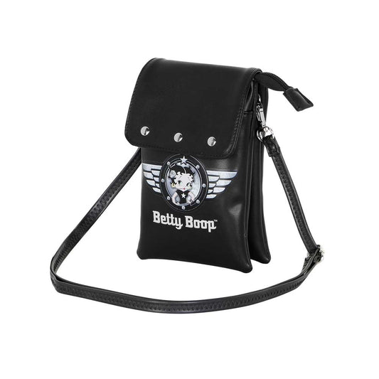 Betty Boop Motor Love - Cell Phone Bag, Black