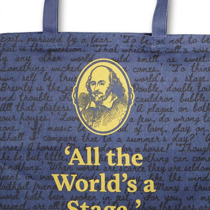 Shakespeare Tragetasche - Die Welt ist eine Bühne