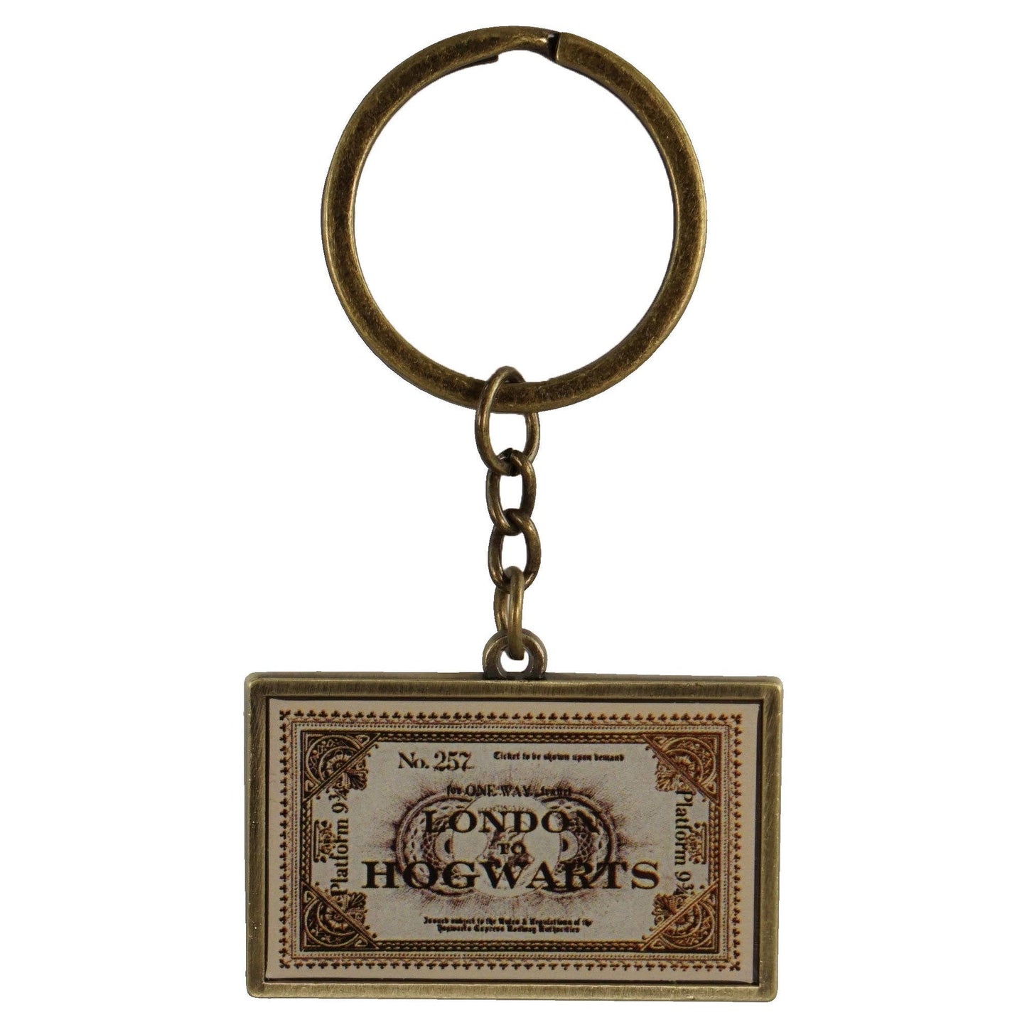 Harry Potter Keychain - London to Hogwarts Ticket