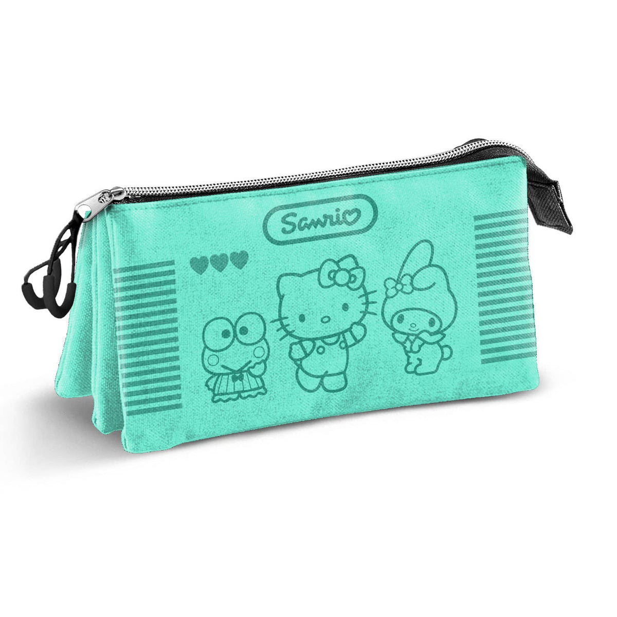 Hello Kitty "Videogame" Triple Pencil Case