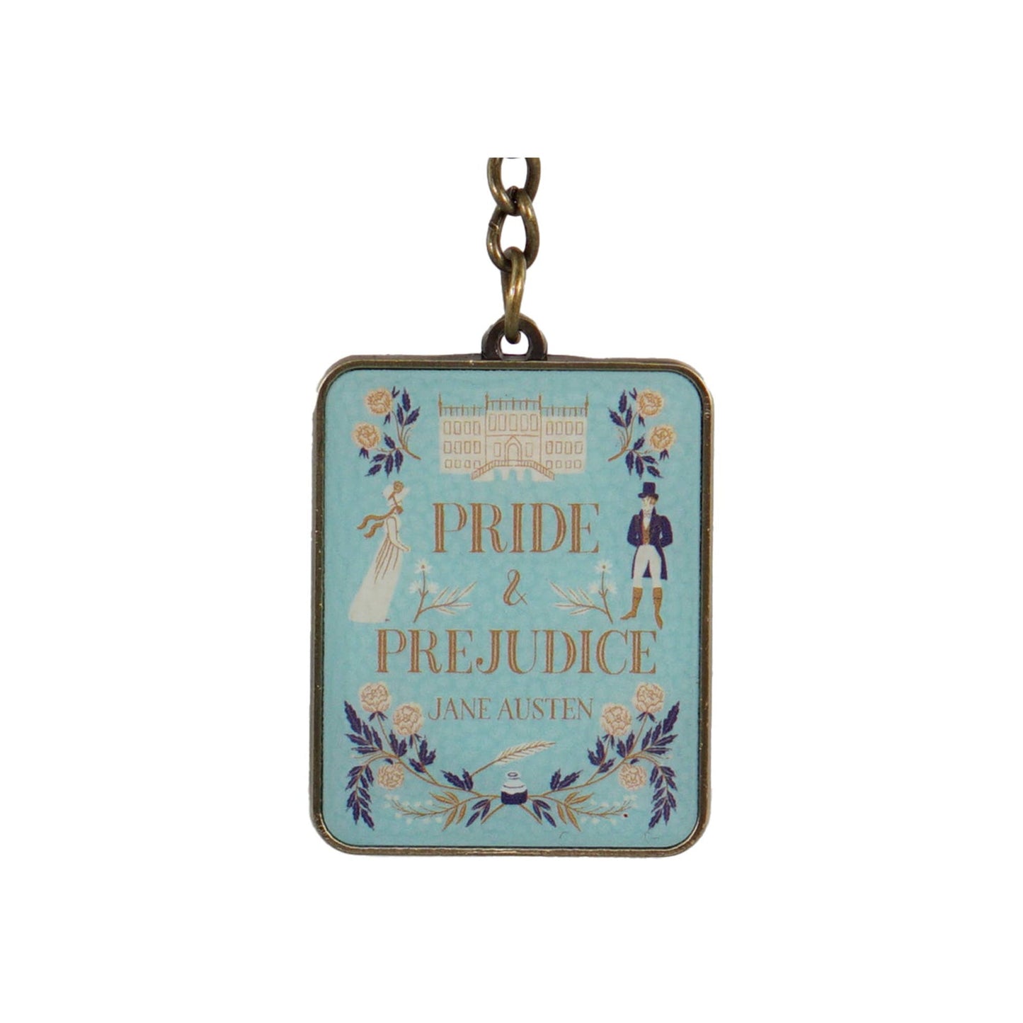 Jane Austen Keychain - Pride and Prejudice