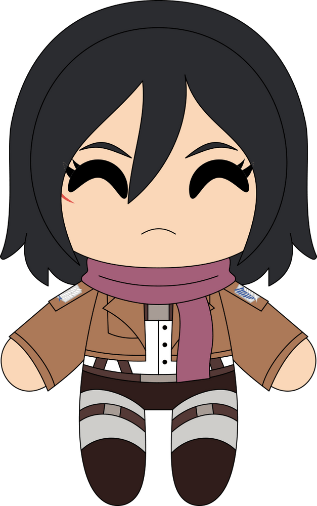 Chibi Mikasa Plush (9in)