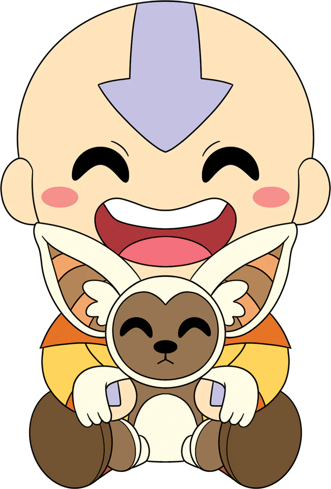 Peluche Aang et Momo Avatar: The Last Airbender Youtooz