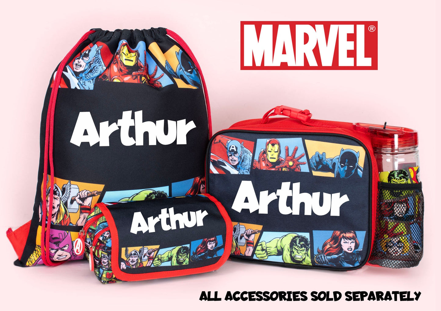 Avengers enfant PE Sac à cordon