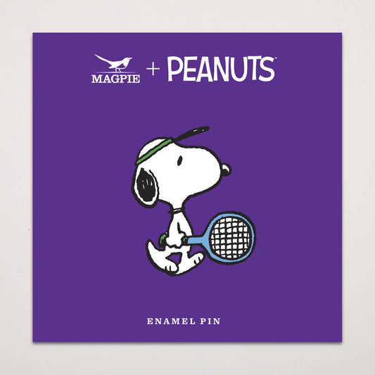 Anstecker Snoopy Sport - Tennis