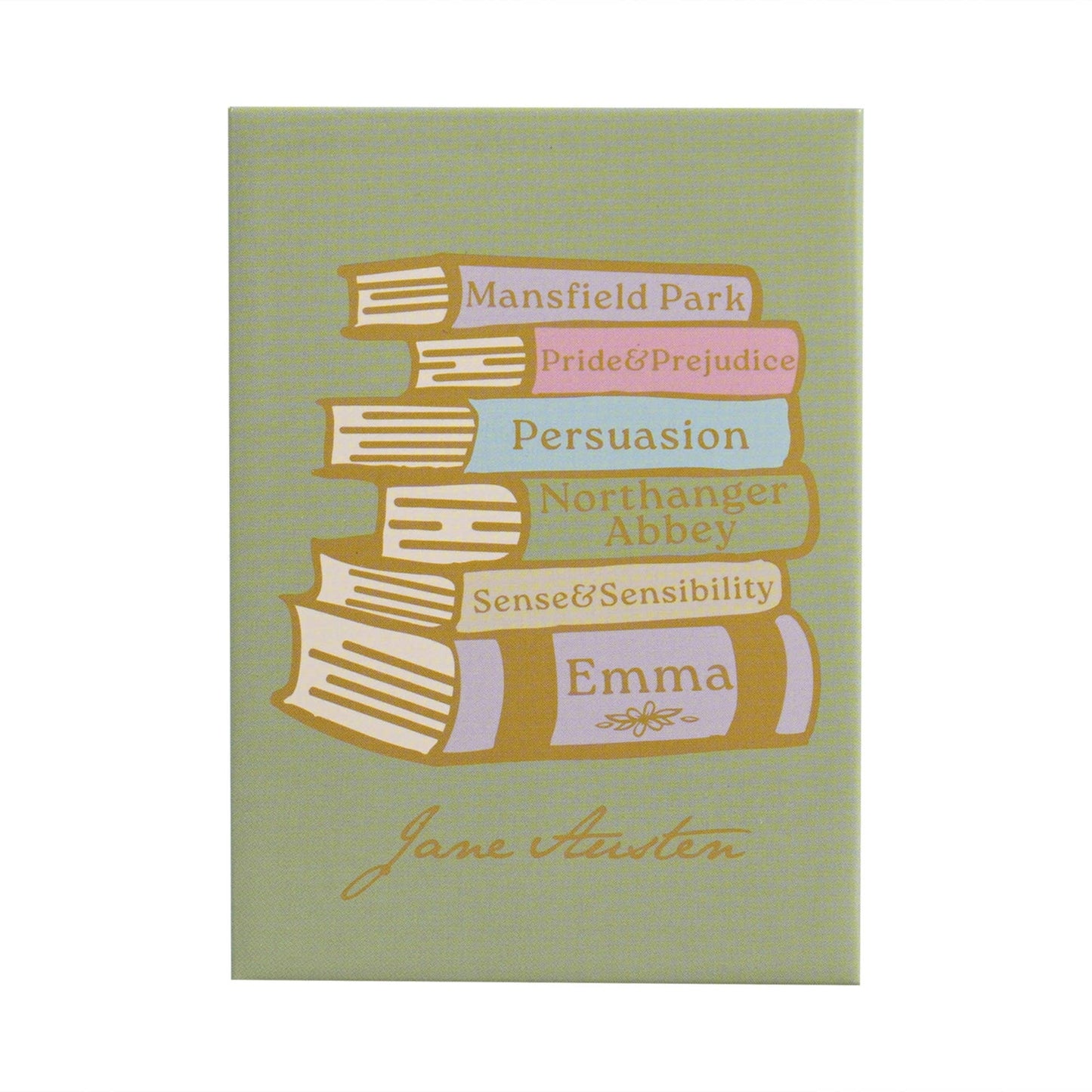Jane Austen Magnet - Bookish Metal