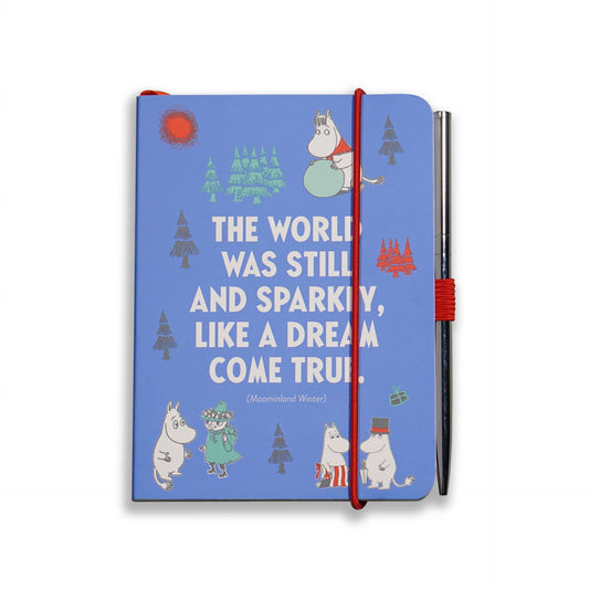 Moomin A6 Notizbuch - und Winterstift