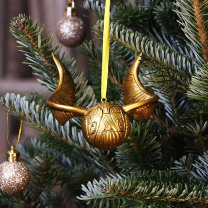 Goldener Schnatz Weihnachtsdekoration